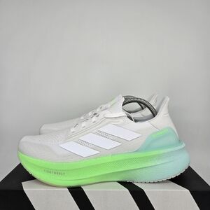 New Adidas UltraBoost 5X White Lime Burst JQ2927 Women's Running Shoes Size 6.5